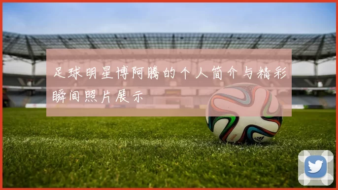 足球明星博阿腾的个人简介与精彩瞬间照片展示